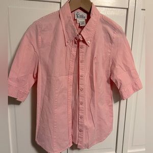 Lilly Pulitzer short sleeve button down shirt size 6
